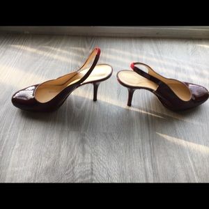 kate spade Shoes - Kate Spade Slingbacks Sz 9 in Oxblood patent kate spade Shoes - Kate Spade Slingbacks Sz 9 in Oxblood patent